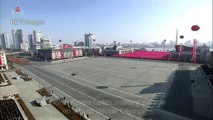 North Korea holds military parade on eve of Winter Olympics