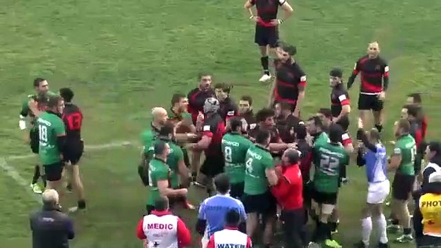 Géorgie : Un match de rugby se termine par une grande bagarre générale !