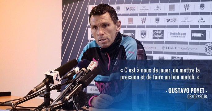 Point presse de Gustavo Poyet avant Bordeaux - Amiens