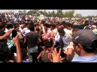 गया में व्यापारी के बेटे की हत्या के बाद लोगों के किया सड़क जाम