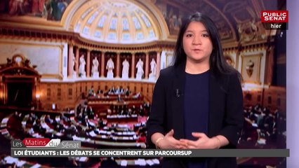 Loi étudiants : les débats se concentrent sur Parcoursup - Les matins du Sénat (08/02/2018)