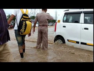 Waterlogging video Hero Honda chowk
