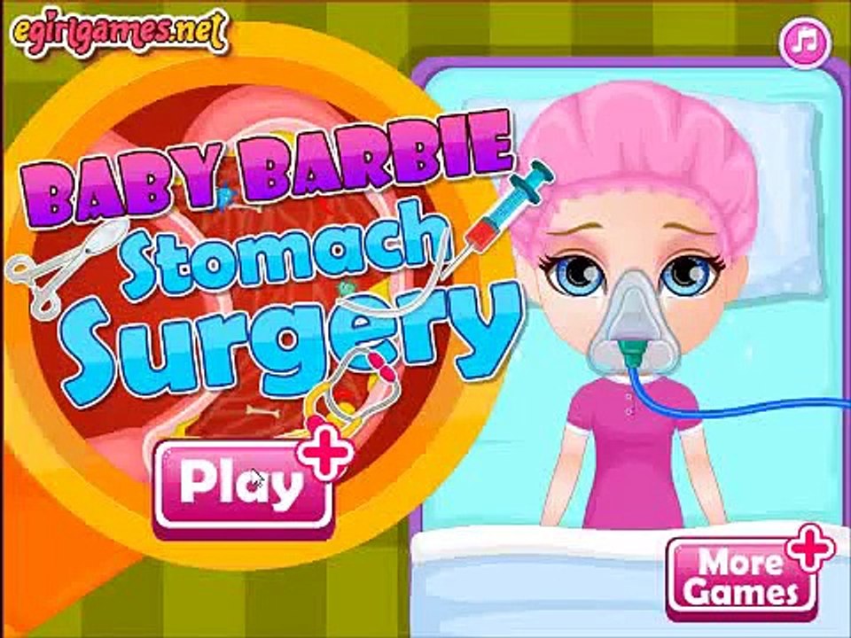❤ Baby Barbie Stomach Surgery - Baby Barbie Doctor Games For Kids To Play
