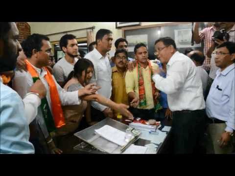 Between protesters engineer rescued in Haldwani