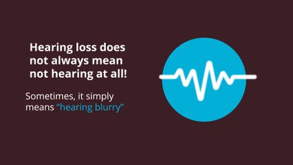 Hearing Loss! Just Like your Eyes can require Lenses, Your Ears Need Help Too!)