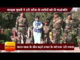 mehbooba mufti tribute ceremony for the jawans martyared in Uri Terror attack