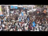 Rahul gandhi road show in allahabad