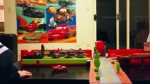 Disney Pixar Cars Red Mack Truck Hauler & Lightning McQueen Nursery Rhymes Childrens Songs Video.
