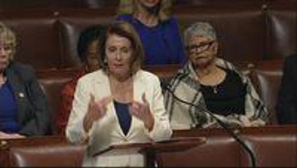 Pelosi tells US Congress immigrant stories for eight hours