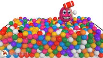 Learn Colors with Surprise Eggs  for Children, Toddlers - Learn Colours Ball Pit Challenge For Kids