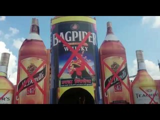 opiate addiction message from maa durga pandal in purnia