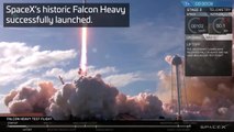SpaceX launches Falcon Heavy