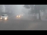 Dense fog in delhi in morning time