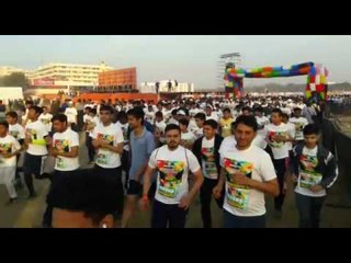 Faridabad people run in marathon for clean city