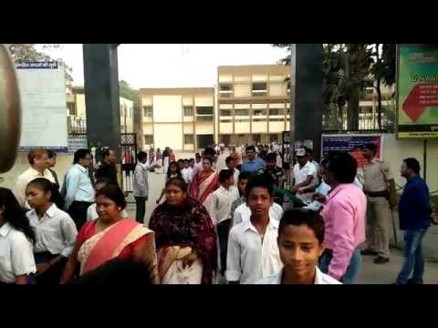 Students rally on the occasion of Bihar Diwas