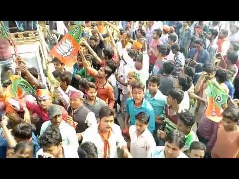 Gorakhpur people started celebration after Yogi become CM