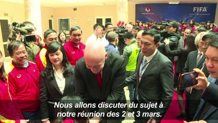 Fifa: décision sur l'arbitrage vidéo le 3 mars (Infantino)