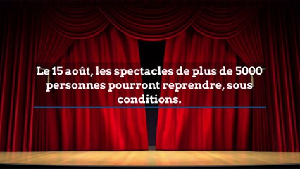 Les salles de spectacles de plus de 5000 personnes vont réouvrir