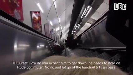Tube Passenger Demands Blind Man Move His Guide Dog Out The Way