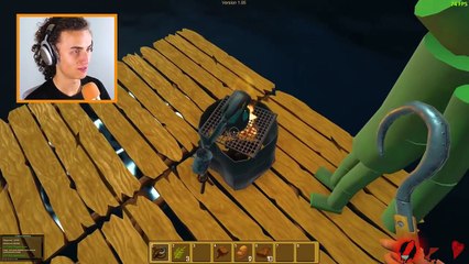 SURVIVING ON A RAFT WITH FRIENDS! (Raft Multiplayer Mod)