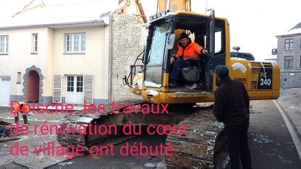 Doische: rénovation du coeur du village