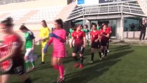 Hazırlık Maçı - 17 Yaş Altı Kız Milli Futbol Takımı, Kuzey İrlanda'yı 3-0 Yendi