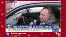 BFM TV tombe par hasard sur Yves Lecoq, coincé par les intempéries !