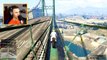 EXTREME BRIDGE STUNTING! (GTA 5 Funny Moments)