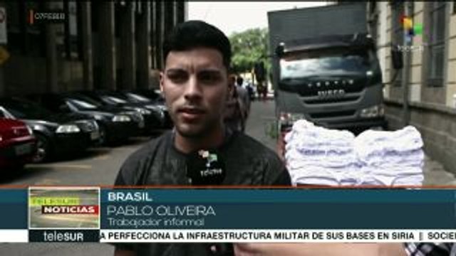 Brasil: cifra de informalidad supera a la de empleos formales