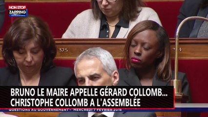 Bruno Le Maire appelle Gérard Collomb... Chirstophe Collomb à l'Assemblée (vidéo)