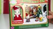 Sylvanian Families Calico Critters Christmas Set Unboxing Setup Play - Kids Toys