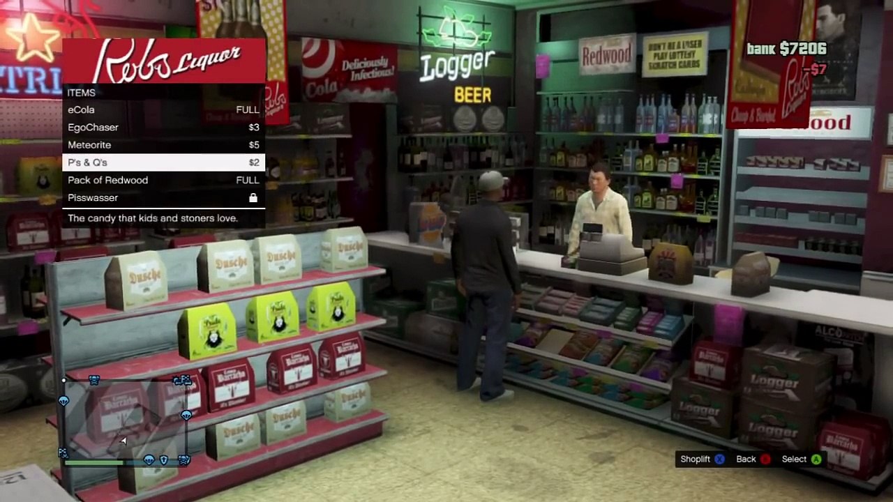 GTA 5 Online How to buy Cigarettes and Beer (GTA ONLINE) video