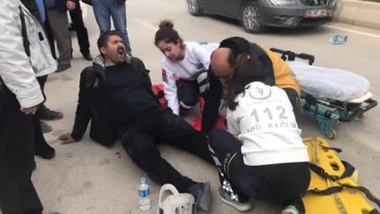 Geri Geri Gelen Aracın Altında Kaldı