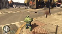 GTA 4: Return Of The Hulk! - (GTA Hulk Mod Funny Moments)