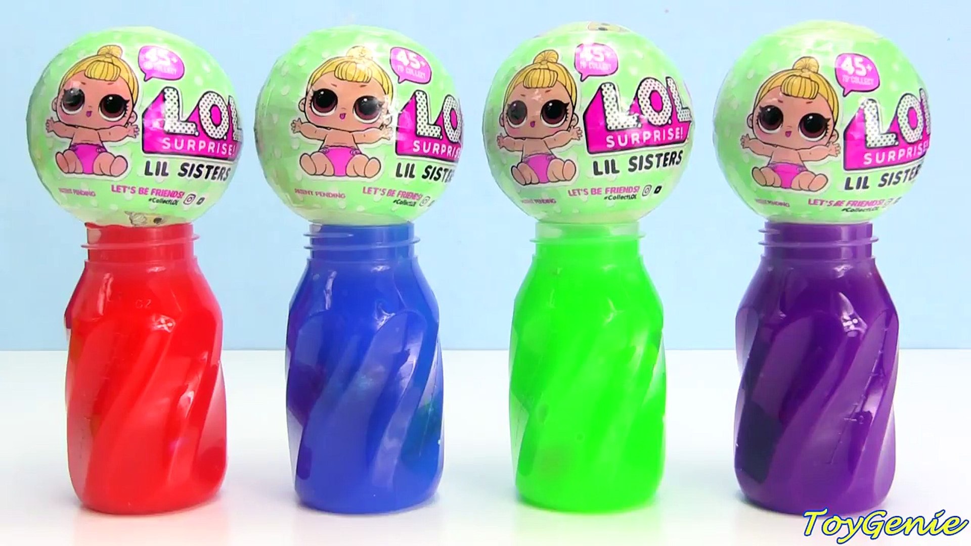 ⁣LOL Series 2 Lil Sisters with Baby Bottles Slime Surprises