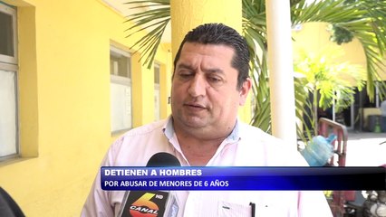 Detienen a hombres por abusar de menores de 6 años