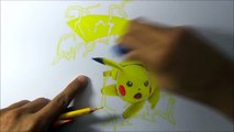 Cómo dibujar a Pikachu paso a paso | Mi primer Tutorial | PatrickART