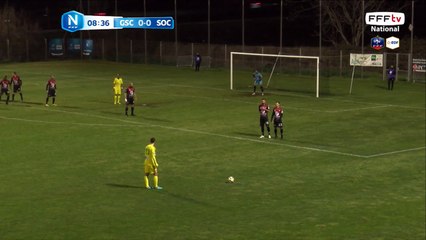 Coup franc bien tiré par les marseillais