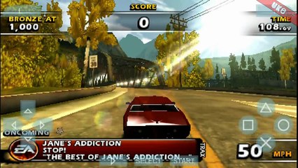 Gameplay - Android - PPSSPP - Burnout Dominator - PSP Emulator