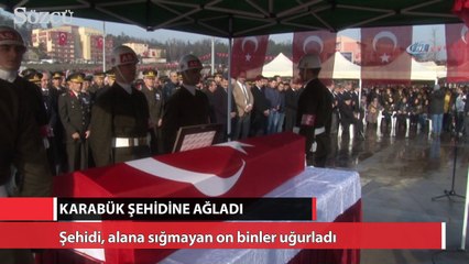 Karabük’te 10 binler şehidine ağladı