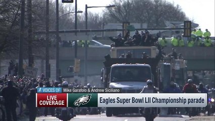 Mike Garafolo: 'Everybody and their mother' in Philadelphia celebrating at Eagles' parade