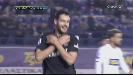 0-1 Yevhen Shakhov AMAZING Goal - Atromitos 0-1 PAOK - 08.02.2018 [Full Replay]