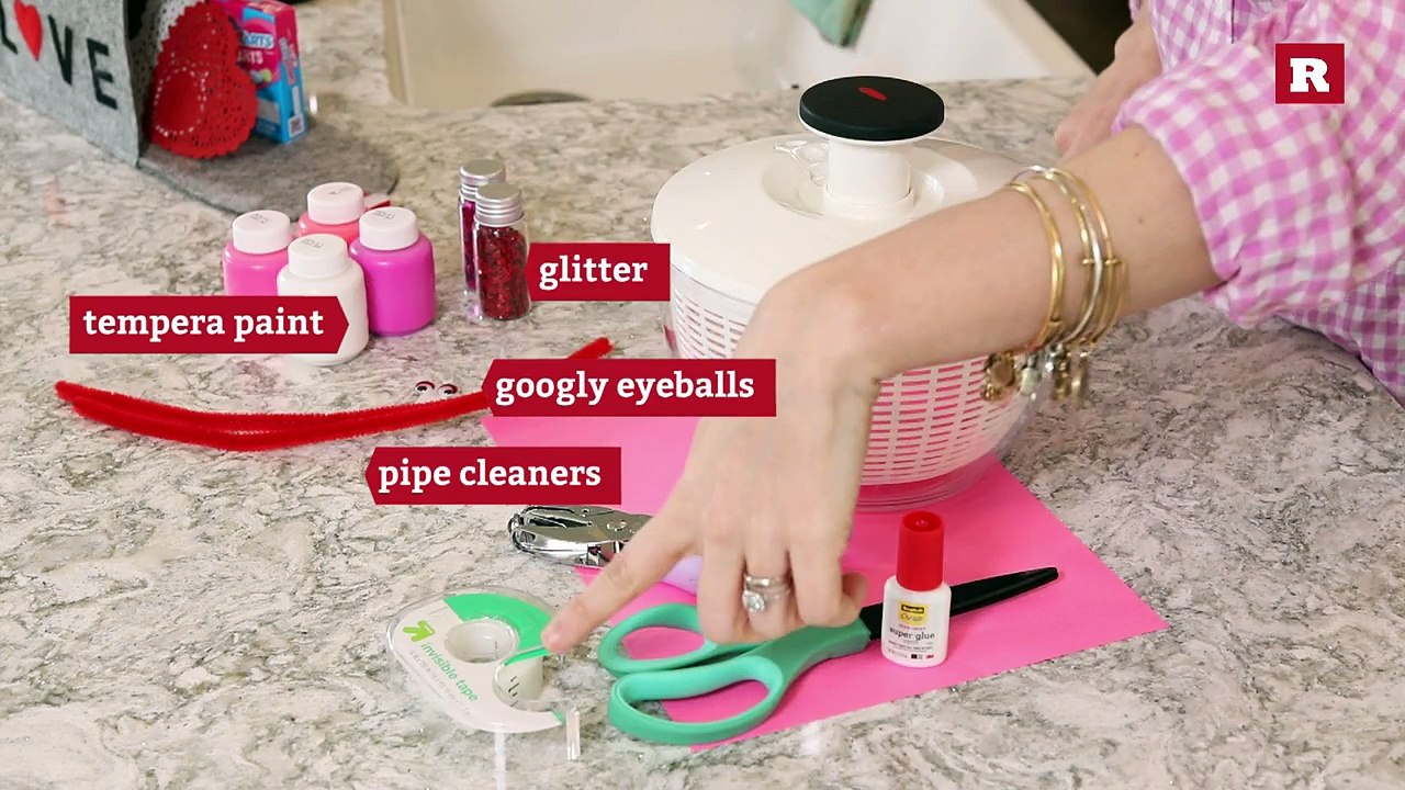 Salad Spinner valentine with Elissa the Mom | Rare Life