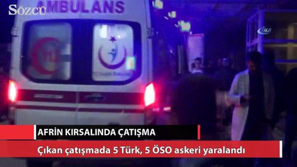 Afrin kırsalında çatışma