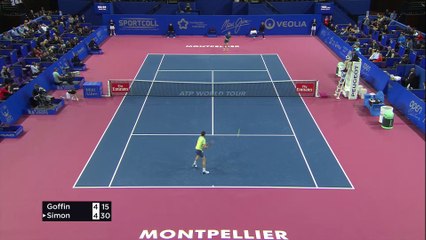 Résumé du match : David Goffin vs Gilles Simon - 07/02/2018