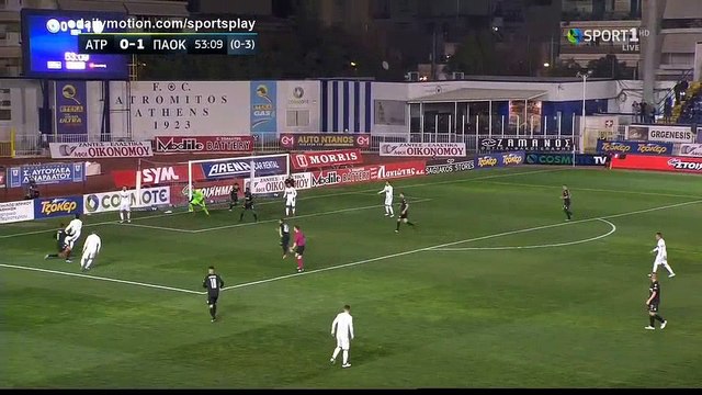 Theodoros Vasilakakis Goal HD - Atromitos 1 - 1 PAOK - 08.02.2018 (Full Replay)