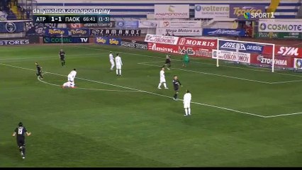 Jose Canas Goal HD - Atromitos 1 - 2 PAOK - 08.02.2018 (Full Replay)