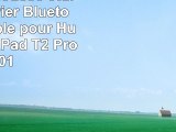 Navitech housse étui avec clavier Bluetooth amovible pour Huawei MediaPad T2 Pro 101