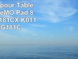 Bobj Etui en Silicone Robuste pour Tablette ASUS MeMO Pad 8 ME181C ME181CX K011 MG8