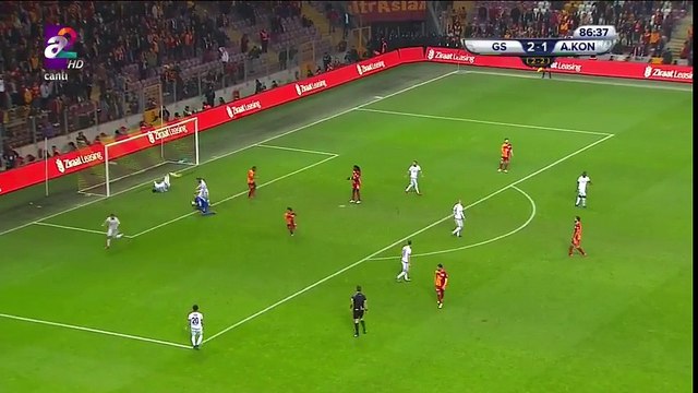 Bafétimbi Gomis Second Goal - Galatasaray vs Atiker Konyaspor 3-1 08.02.2018 (HD)